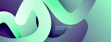 Soyut sıvı şekilleri örtüşür ve canlı bir değişim etkisi yaratır. Modern tasarım arka planlar, afişler, sunumlar için uygun. Düz eğriler, dinamik bileşim.