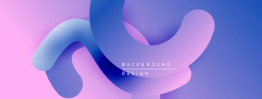 Soyut sıvı şekilleri, pembe mor gradyanlar. Modern tasarım elementleri dinamik arkaplan yaratır. Metin arkaplan tasarımı okur.