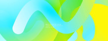 Soyut sıvı şekilleri canlı maviler, yeşiller, sarılar harmanlıyor. Modern tasarım dinamik görsel akış yaratır, pürüzsüz gradyanlar. Arkaplan metni arkaplan tasarımı okur.