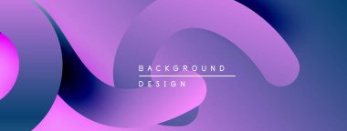 Soyut mor arkaplan. Sıvı şekiller üst üste binerek, dinamik görsel efekt yaratır. Metin arka plan tasarımı okur. Modern, canlı kompozisyon.