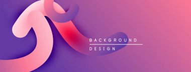 Soyut sıvı şekiller, canlı pembeler, morlar modern arkaplan tasarımı yaratır. Metin arka plan tasarımı okur. Yumuşak gradyanlar dinamik görsel sunar.