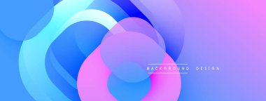 Soyut sıvı şekilleri mavileri, morları, pembeleri harmanlıyor. Gradyan renkler dinamik görsel efekt yaratır. Arka planlar için modern tasarım ögesi.