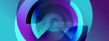 Soyut sıvı şekiller, canlı renklerin karışımı. Modern tasarım dairesel katmanlar, gradyan etkiler içerir. Metin arkaplan tasarımı okur.