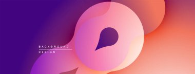 Soyut akışkan şekiller harmanlanarak, canlı bir arkaplan oluşturur. Yumuşak kıvrımlar hareketi, sıcaklığı, modern estetiği akla getiriyor..