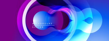 Soyut sıvı şekilleri, canlı renkler, dinamik bileşim. Arka planlar ve sunumlar için modern tasarım öğesi. Yumuşak eğimler, akış biçimleri.