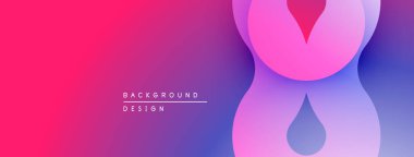 Soyut eğim arkaplanı. Pembe, mor renkler düzgün bir şekilde harmanlanır. Modern tasarım ögesi, dijital projeler için uygun.