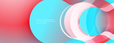 Soyut sıvı şekiller, canlı renklerin karışımı. Modern tasarım, pürüzsüz eğimler dinamik kompozisyon yaratır. Projeler için arkaplan ögesi.