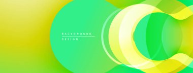 Soyut, enerjik bir arkaplan. Sarı, yeşil gradyanlar akıcı şekiller yaratıyor, modern tasarım. Minimalist kompozisyon, pürüzsüz geçiş.