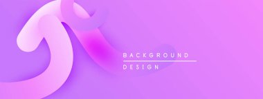 Soyut mor arkaplan, akıcı şekiller, yumuşak gradyanlar. Minimalist tasarım metin arkaplan tasarımı içerir. Modern estetik.