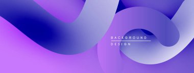 Soyut mor gradyanlar akıcı şekiller oluşturur. Minimalist tasarım, dijital projeler için uygun modern bir arkaplan öneriyor. Yumuşak geçişler derinlik yaratır.