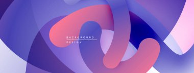 Soyut sıvı şekiller, canlı renklerin karışımı. Modern tasarım, pürüzsüz eğimler dinamik kompozisyon yaratır. Arkaplanda metin ögeleri.