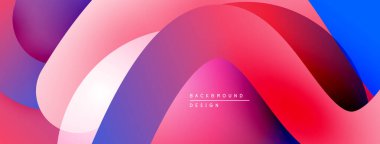 Soyut sıvı şekiller, canlı renklerin karışımı. Modern tasarım, pürüzsüz eğimler dinamik kompozisyon yaratır. Arkaplan özellikleri metin ögesi.