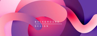 Soyut sıvı şekiller, canlı pembeler, morlar modern arka plan yaratır. Yumuşak gradyanlar, dinamik bileşim, tasarım ögesi.