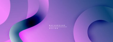 Soyut sıvı şekiller, canlı mor renkler, pürüzsüz gradyanlar. Arka planlar ve sunumlar için modern tasarım öğesi. Minimalist estetik.