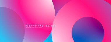 Soyut, enerjik bir arkaplan. Üst üste binen daireler dinamik renk değişimleri yaratır. Modern tasarım elementleri akıcılık ve enerji öneriyor.