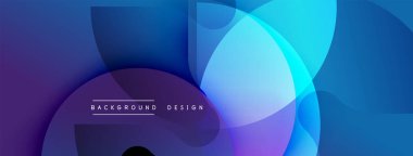Soyut arkaplan özellikleri üst üste biniyor. Mavi, mor renkler modern tasarım yaratır. Minimalist metin arkaplan tasarımı okur.