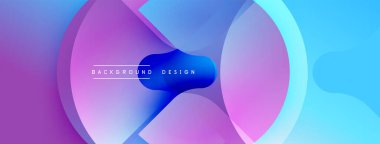 Soyut sıvı şekilleri mor, mavi renkleri harmanlıyor. Dinamik kompozisyon modern arkaplan tasarımı yaratır. Yumuşak gradyanlar görsel ilgi sunar.