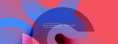 Soyut sıvı şekilleri örtüşür, canlı pembeler, maviler, morlar yaratır. Modern tasarım metin arkaplanı, tasarım içerir. Minimalist estetik.