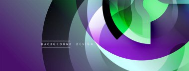 Soyut akış çizgileri, canlı mor, yeşil renkler. Modern tasarım dinamik görsel efekt yaratır. Yumuşak eğimler, katmanlı şekiller.