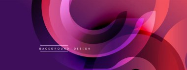 Soyut sıvı şekilleri örtüşür, canlı mor pembe renkler yaratır. Modern tasarım hareketi, enerjiyi, pürüzsüz geçişleri çağrıştırıyor.