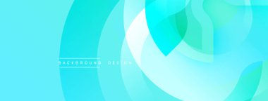 Soyut sıvı şekilleri, turkuaz renkler, üst üste binen katmanlar dinamik arkaplan oluşturur. Modern tasarım, pürüzsüz eğimler, yumuşak dokular mevcut.