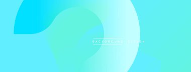 Soyut sıvı şekiller, turkuaz renkler, eğim arkaplanı. Minimalist tasarım, modern estetik, temiz kompozisyon. İnce metin örtüsü mevcut.