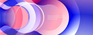 Soyut akışkan şekiller, canlı renklerin karışımı. Gradyan katmanlar dinamik görsel efekt yaratır. Arka planlar için modern tasarım ögesi.