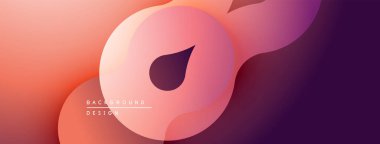 Soyut eğim arkaplanı. Yumuşak kıvrımlar, pembeler, morlar sıvı tasarımı yaratır. Minimalist estetik, modern his. İnce doku görünür.