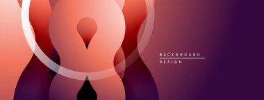 Soyut şekiller, gradyanlar modern arkaplan yaratır. Yumuşak renkler karışır, dinamik görsel kompozisyon oluşturur. Minimalist tasarım.