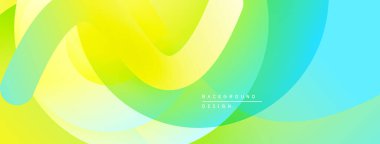 Soyut sıvı şekiller, canlı renklerin karışımı. Yumuşak gradyanlar dinamik, modern arkaplan tasarımı yaratır. Hafif, havadar.