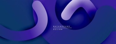 Soyut mor katmanlar akışkan şekiller yaratır. Renkler derinliği, modern tasarım elementlerini gösteriyor. Minimalist estetik, uygun arkaplan.