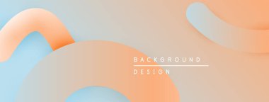 Soyut sıvı şekiller, şeftali ve mavi renkler. Minimalist tasarım, yumuşak eğimler modern arkaplan dokusu yaratır. Basit, temiz estetik..