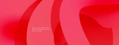 Soyut sıvı şekiller, canlı kırmızı renkler, pürüzsüz gradyanlar modern arkaplan tasarımı yaratır. Minimalist estetik, dinamik kompozisyon.