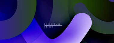 Soyut sıvı şekilleri örtüşür ve canlı renk değişimleri yaratır. Modern tasarım, arka planlar ve sunumlar için uygun..