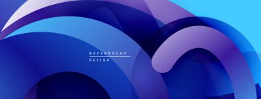 Soyut akışkan şekiller, mavi mor gradyanlar. Modern tasarım, pürüzsüz kıvrımlar dinamik görsel efekt yaratır. Arkaplan dokusu.