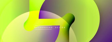 Soyut sıvı şekilleri, canlı gradyanlar. Sarılar, morlar harmanlanarak dinamik görsel efekt yaratır. Modern tasarım ögesi.