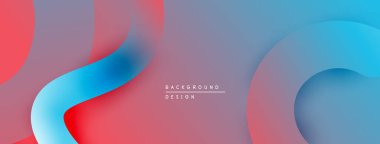 Soyut sıvı şekiller, canlı renklerin karışımı. Modern tasarım, pürüzsüz eğimler dinamik kompozisyon yaratır. Minimalist estetik.