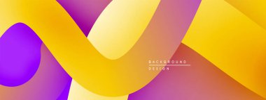 Soyut renkli katmanlar dinamik görsel akış yaratır. Gradyan gölgeler harmanlanarak modern arkaplan tasarımı oluşturur. Yumuşak eğriler kompozisyona hakim.