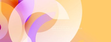 Soyut sıvı şekilleri üst üste binerek sıcak renk değişimleri yaratır. Yumuşak kıvrımlar hareketi gösterir, modern tasarım estetiği.