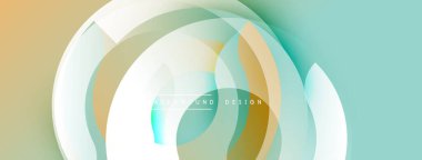 Soyut akışkan şekiller, bej, deniz mavisi, altın rengi. Dinamik bileşim modern görsel efekt yaratır. Yumuşak eğimler hareketi, derinliği gösterir.