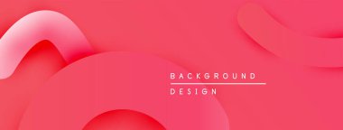 Soyut pembe arka plan akış şekilleri, gradyanlar. Sancaklar, web siteleri ve sunumlar için uygun modern tasarım ögesi.