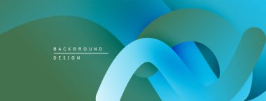 Soyut akışkan şekiller, güzel renk paleti. Gradyan gölgeler dinamik görsel efekt yaratır. Arka planlar için modern tasarım ögesi.