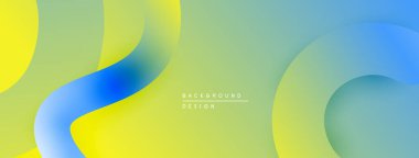 Soyut sıvı şekiller, canlı renklerin karışımı. Modern tasarım, pürüzsüz eğimler dinamik kompozisyon yaratır. Minimalist estetik, mükemmel arkaplan.