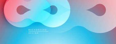 Soyut sıvı şekiller, canlı renklerin karışımı. Gradyan arka plan modern, dinamik görsel efekt yaratır. Yumuşak kıvrımlar hareketi, enerjiyi gösterir.