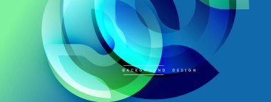 Soyut sıvı şekilleri canlı mavileri, yeşillikleri harmanlıyor. Gradyan arka plan dinamik görsel efekt yaratır. Modern tasarım ögesi.