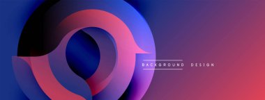 Soyut renkli katmanlar dinamik görsel efekt yaratır. Gradyan gölgeler harmanlanarak modern arkaplan tasarımı oluşturur. Yumuşak geçişler, canlı renkler.