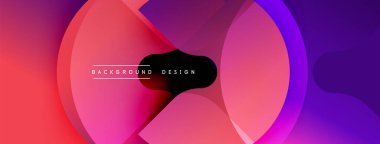 Soyut renkli katmanlar dinamik değişim etkisi yaratır. Sancaklar, sunumlar ve web siteleri için modern tasarım uygun. Canlı renkler pürüzsüz harmanlanır.