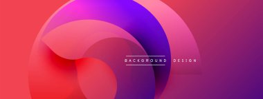 Soyut sıvı şekiller, canlı pembeler, morlar harmanlanır. Modern tasarım hareketi ve enerjiyi çağrıştırıyor. Arkaplanda metin ögeleri.