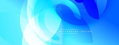 Soyut mavi tasarım akışkan şekiller, gradyanlar içerir. Modern estetik, arka planlar, afişler, sunumlar için uygun. Temiz, dinamik bileşim.