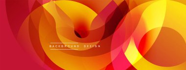 Soyut sıvı şekiller, canlı turuncu, sarı, kırmızı renkler. Dinamik kompozisyon modern arkaplan tasarımı yaratır. Yumuşak eğimler, akış biçimleri.